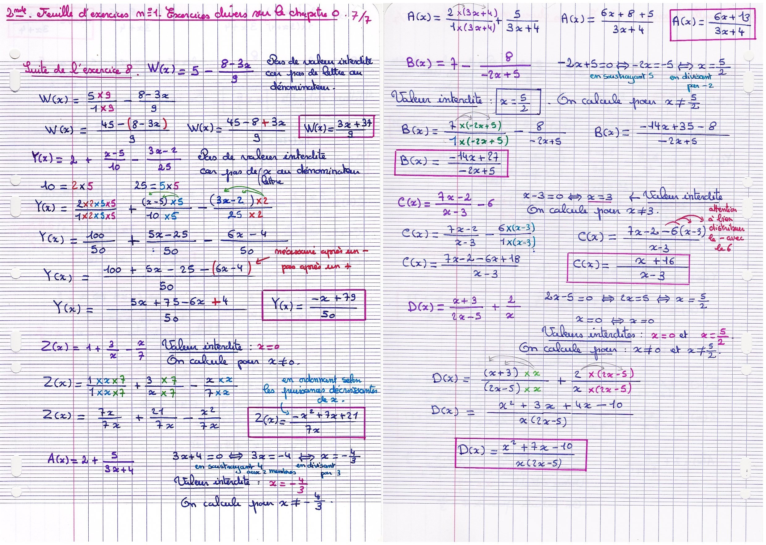 Calcule Un Classique De L alg bre 2nde Math matiques Calcule Un Classique De L alg bre 2nde Math matiques